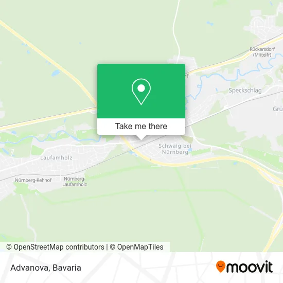 Advanova map