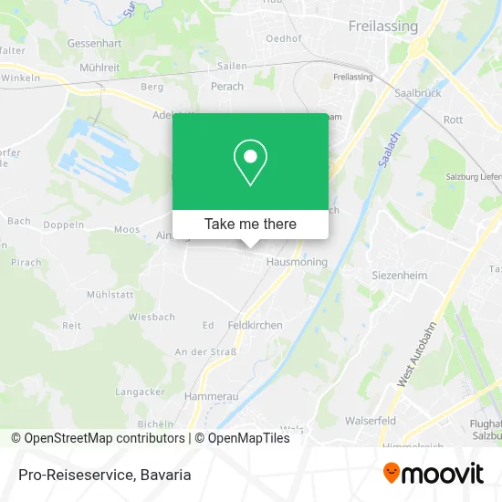 Pro-Reiseservice map