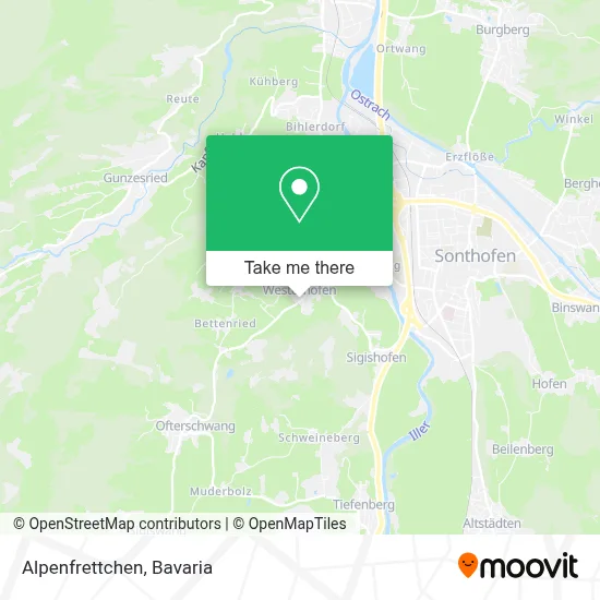 Alpenfrettchen map