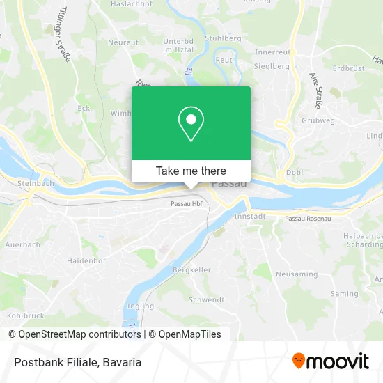 Postbank Filiale map