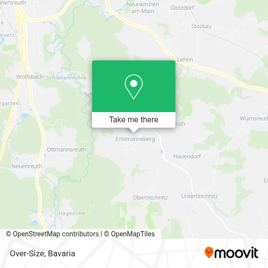 Over-Size map
