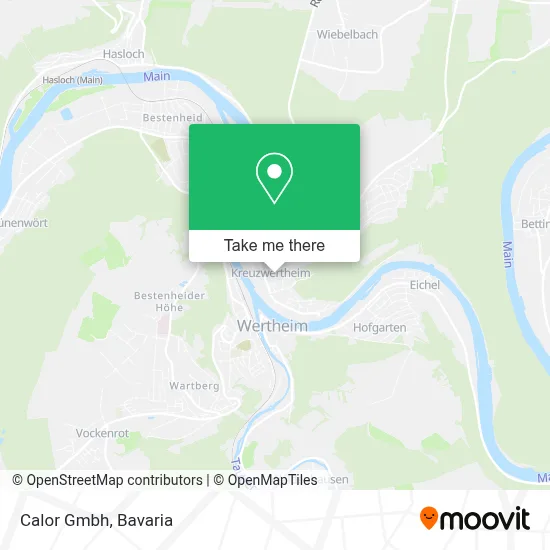 Calor Gmbh map
