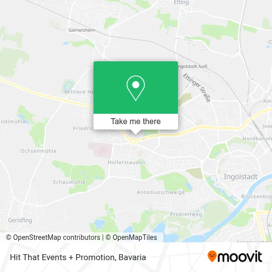 Hit That Events + Promotion map