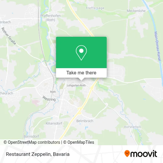 Restaurant Zeppelin map