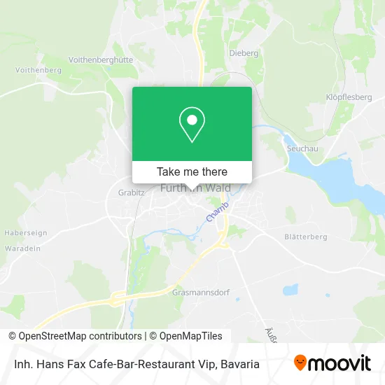 Inh. Hans Fax Cafe-Bar-Restaurant Vip map