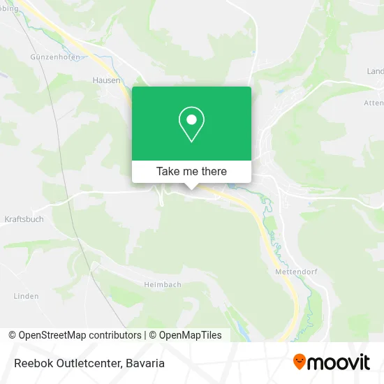 Reebok Outletcenter map