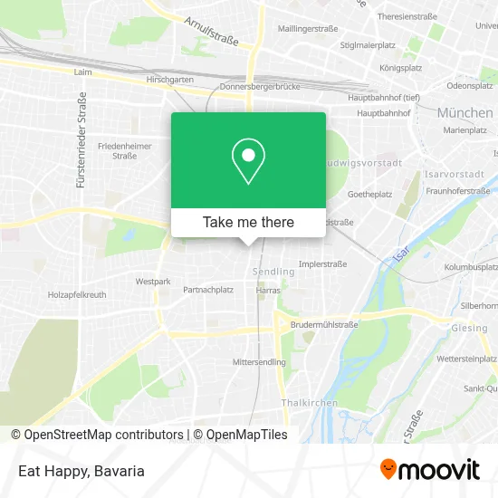 Eat Happy map