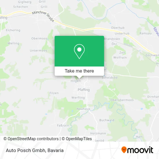 Auto Posch Gmbh map