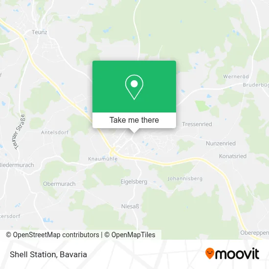 Shell Station map