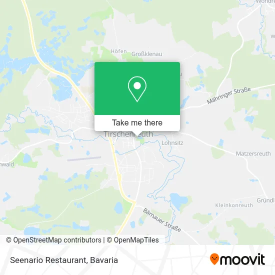 Seenario Restaurant map