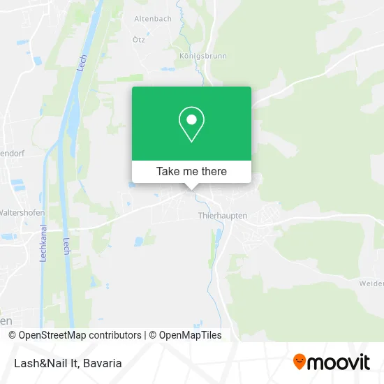 Lash&Nail It map
