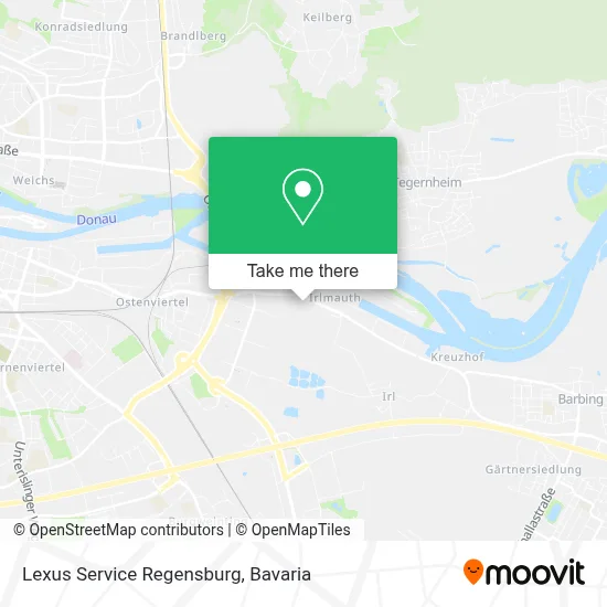 Lexus Service Regensburg map