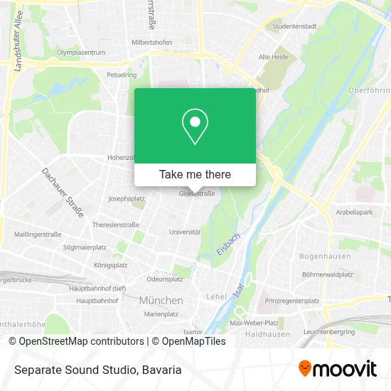 Separate Sound Studio map