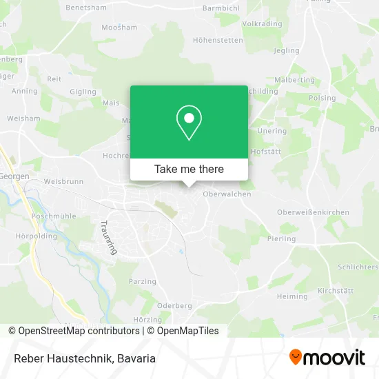 Reber Haustechnik map