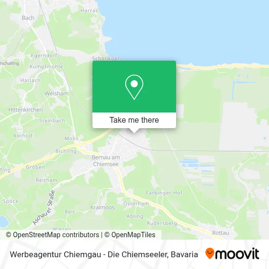 Werbeagentur Chiemgau - Die Chiemseeler map