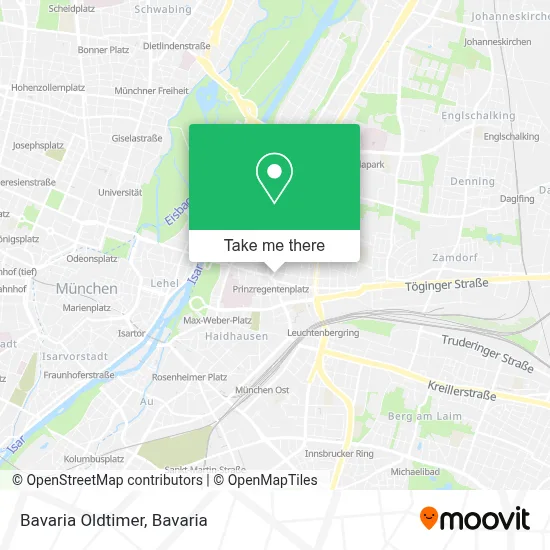 Bavaria Oldtimer map