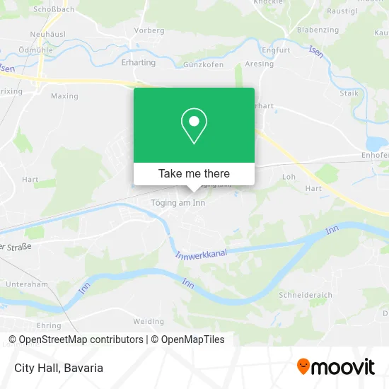 Rathaus map