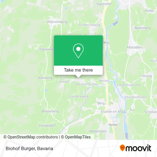 Biohof Burger map