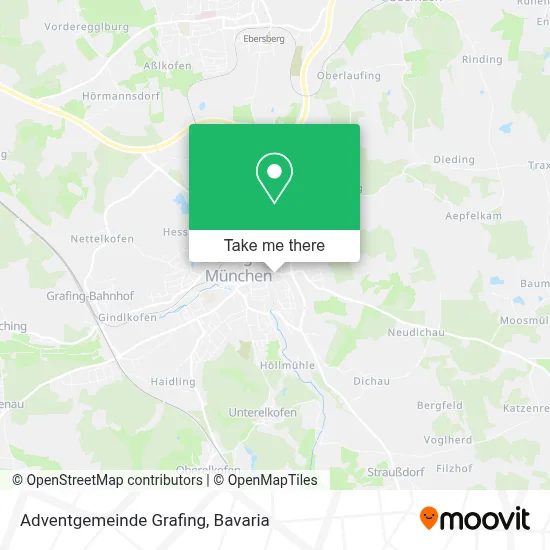 Adventgemeinde Grafing map