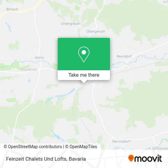 Feinzeit Chalets Und Lofts map