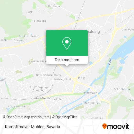 Kampffmeyer Muhlen map