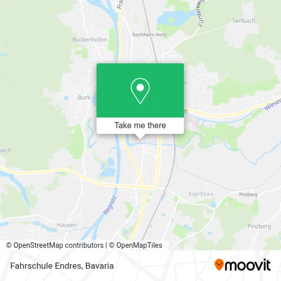 Fahrschule Endres map