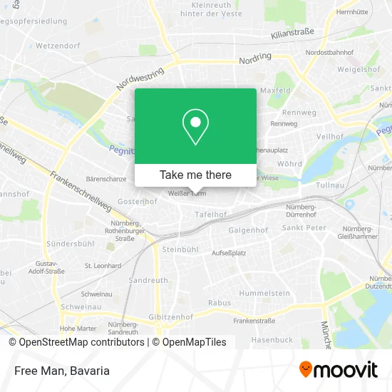 Free Man map