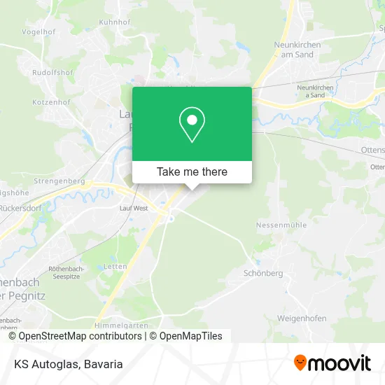 KS Autoglas map