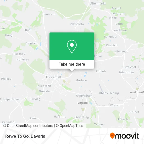 Rewe To Go map
