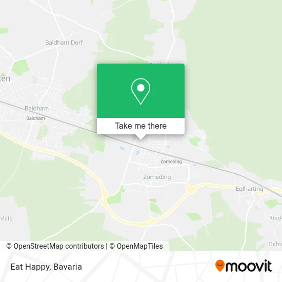Eat Happy map