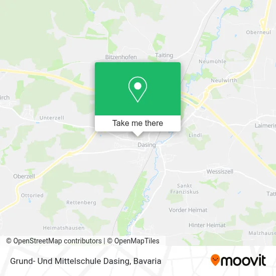 Grund- Und Mittelschule Dasing map