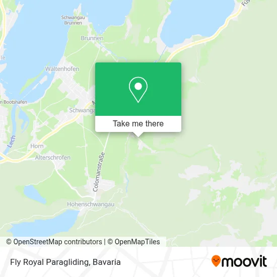 Fly Royal Paragliding map