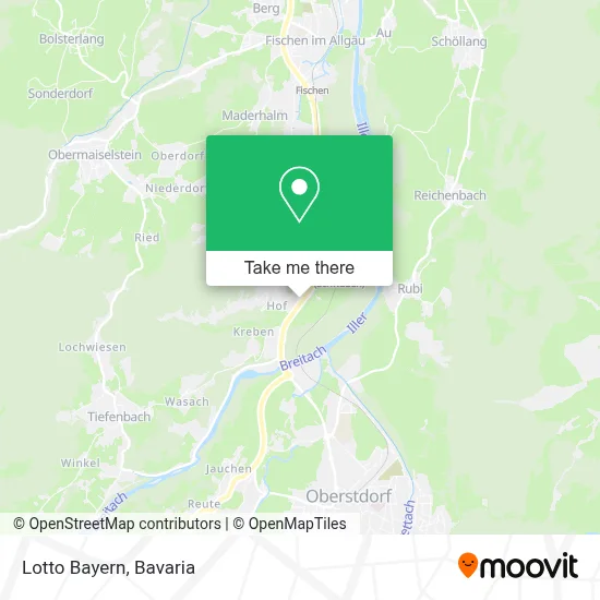 Lotto Bayern map