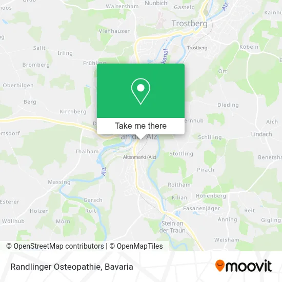 Randlinger Osteopathie map
