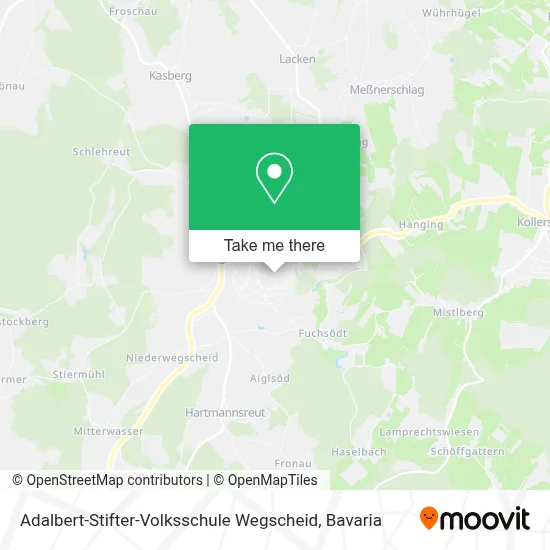 Adalbert-Stifter-Volksschule Wegscheid map