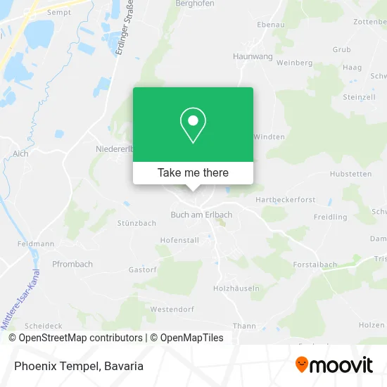 Phoenix Tempel map