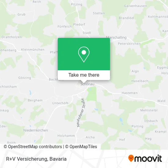 R+V Versicherung map