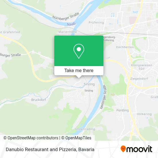 Ristorante Pizzeria Danubio map