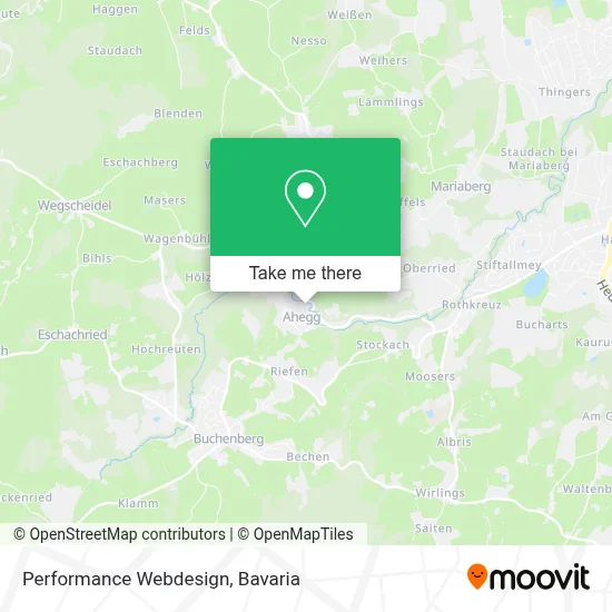 Performance Webdesign map