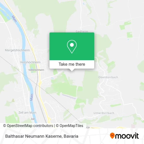Balthasar Neumann Kaserne map