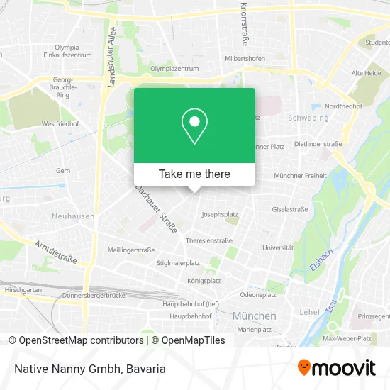Native Nanny Gmbh map