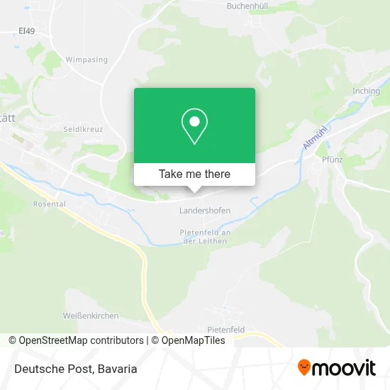 Deutsche Post map