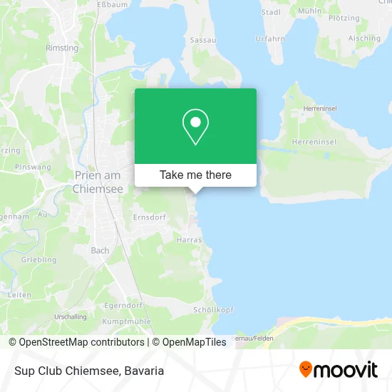 Sup Club Chiemsee map