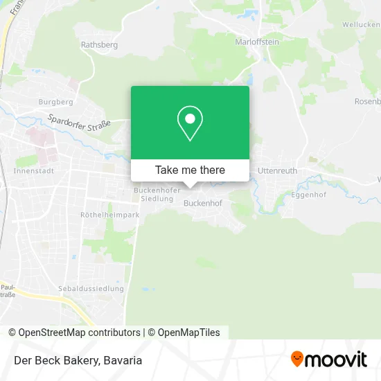 Der Beck Bakery map