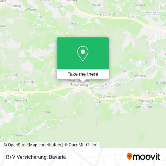 R+V Versicherung map