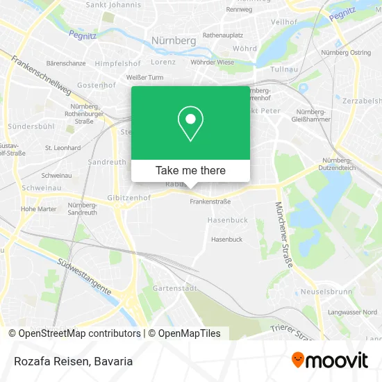 Rozafa Reisen map