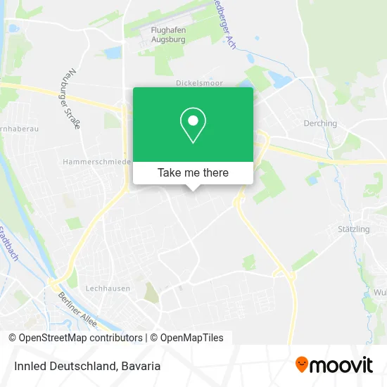 Innled Deutschland map