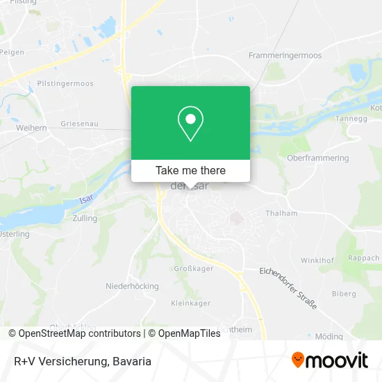 R+V Versicherung map