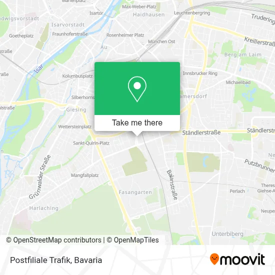 Postfiliale Trafik map