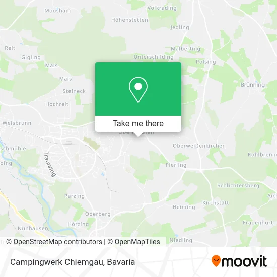 Campingwerk Chiemgau map